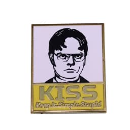 The Office US Enamel Pins Dunder Mifflin Metal Brooch Badge Fashion Jewellery Clothes Hat Backpack Accessory Gifts