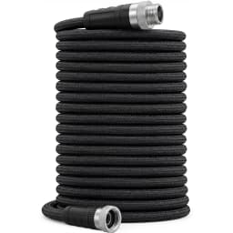 25/50/75/100 FT Non-Expandable Garden Hose, Lightweight Water Hose With TPE Inner Tube, Anti-Kink Braided Hose For Car Wash Yard Patio