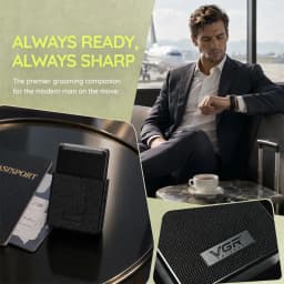 VGR Razor Rechargeable Shaver Professional Beard Trimmer Travel Hair Trimmers Reciprocating Shaving Machine for Men V-376