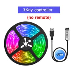 5V LED Strip Lights 1m-30m RGB Led Light Dimmable Color Change Flexible Strip Tape Luces Led Lamp for Room Decor TV Backlight