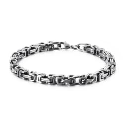 KALEN Wholesale Dubai Stainless Steel Byzantine Chain Bracelet Men Fashion Male 16-24cm Gold Color Wrap Bangle Biker Jewelry