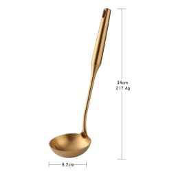 Gold cookware Stainless Steel Cooking tools spatula Shovels Turner Ladle Spoon Colander Filter Potato Mashers Kitchen Utensils