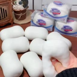 Squishy Soap Ball Squishy Stress Ball Filled Soft Squeeze Fidget Toy Anti-Stress Anxiety Relief Hand Decompression Toy