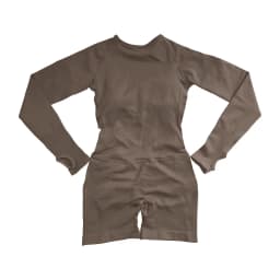 NCLAGEN Active Long Sleeve One Piece Women Seamless Yoga Fitness Workout Short Jumpsuit Backless Set Gym Sportswear Playsuit