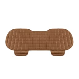 Car Seat Cover Front Rear Flocking Cloth Cushion Non Slide Winter Auto Protector Mat Pad Keep Warm Universal Fit Truck Suv Van