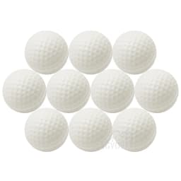 10pcs/lot Soft Indoor Practice PU Yellow Golf Balls Training Aid Drop Shipping Wholesale Gift for Golfers