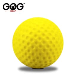 10pcs/lot Soft Indoor Practice PU Yellow Golf Balls Training Aid Drop Shipping Wholesale Gift for Golfers
