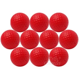 10pcs/lot Soft Indoor Practice PU Yellow Golf Balls Training Aid Drop Shipping Wholesale Gift for Golfers