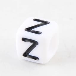 100-500pcs Square White and Black Mixed Letter Acrylic Beads Cube Loose Spacer Alphabet Beads For Jewelry Making Diy Accessories