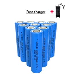 18650 2000mah Rechargeable Battery 3.7V Lithium-ion Battery Pointer Doorbell Flashlight Lithium Battery Send Charger