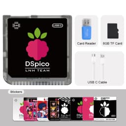 Chiscart DSpico USB C Version Game Cartridge For NDS NDSL DSi 3DS Consoles