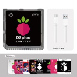 Chiscart DSpico USB C Version Game Cartridge For NDS NDSL DSi 3DS Consoles