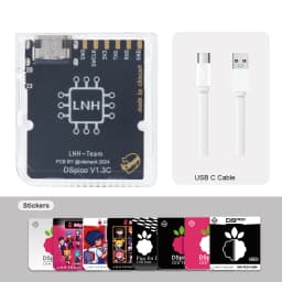 Chiscart DSpico USB C Version Game Cartridge For NDS NDSL DSi 3DS Consoles