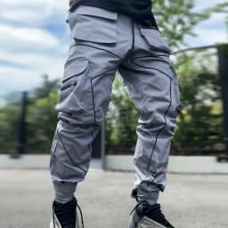 Men's Reflective Cargo Pants 2026 New Hip Hop Casual Joggers Trousers Multi-Pocket Men Sweatpants Streetwear Sports Pant M-3XL