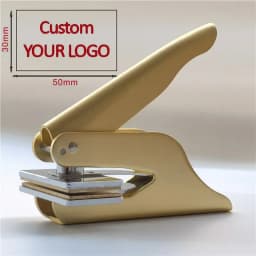 New! From the Library of Square Embosser/Custom Embosser Stamp/Book Embosser/Personalized Book Stamp/Monogram Embosser Stamp