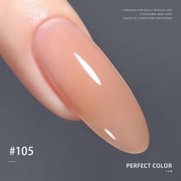 PERFECT COLOR 4-in-1 Builder Nail Gel,20g 12 Colors Rubber Base Gel Polish,Extension for DIY Salon Girls Home,Nail Art Brushes