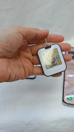 Lenovo Mini Electronic Clicking NFC E-Ink Screen Desktop Ornament 1.54-inch E-Ink Screen Bag Charm Wall Decoration Pet Ornament