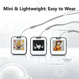 Lenovo Mini Electronic Clicking NFC E-Ink Screen Desktop Ornament 1.54-inch E-Ink Screen Bag Charm Wall Decoration Pet Ornament