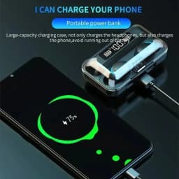 TWS Wireless Earphones Bluetooth Noise Canceling Earbuds Stereo Headphone LED Display Sports Headset With Mic