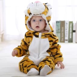 Baby Onesies Pyjamas Kids Overalls Ropa Bebes Rompers Winter Kigurumi Cow Costume For Girl Boy Toddler Infant Animal Jumpsuit