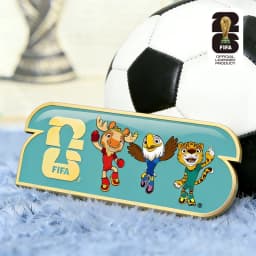 2026 USA Canada Mexico FIFA World Cup Official Licensed Mascot Brooch Pin Badge Football Souvenir Collection Lapel Pin Gift