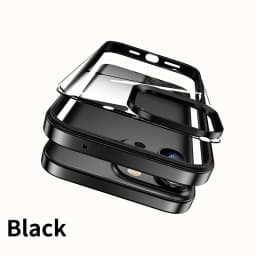 Luxury 2 IN 1 Acrylic Clear Case For iPhone 13 14 15 16 Pro Max Light Aluminum Metal Lens Frame Ultra Thin Alloy Bumper Cover