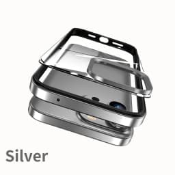 Luxury 2 IN 1 Acrylic Clear Case For iPhone 13 14 15 16 Pro Max Light Aluminum Metal Lens Frame Ultra Thin Alloy Bumper Cover