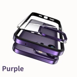 Luxury 2 IN 1 Acrylic Clear Case For iPhone 13 14 15 16 Pro Max Light Aluminum Metal Lens Frame Ultra Thin Alloy Bumper Cover