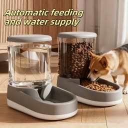 Cat Bowl Dog Bowl Large Capacity Dog Water Dispenser Continuous Water Supply Automatic Water Food Feeder Cat Water Dispenser