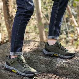 Men's Hiking Shoes All-terrain Outdoor Sports Shoes Breathable Wear-resistant Mesh Non-slip Hiking Shoes Outdoor Cycling Shoes