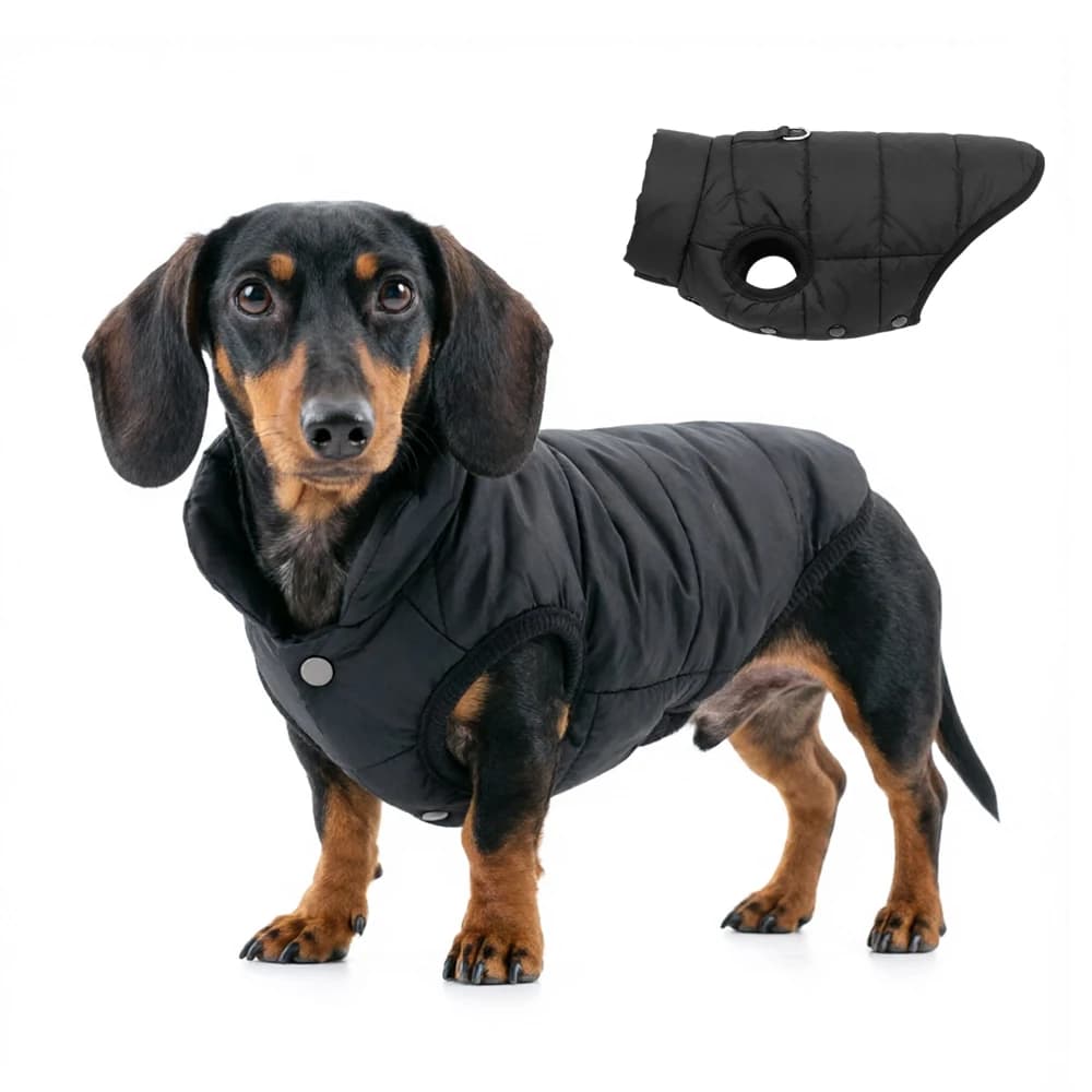 Pet Dog Jacket Warm Winter Coat for Small Medium Dogs Cat Waterproof Puppy Clothes Thick Fleece Dachshund French Bulldog Apparel