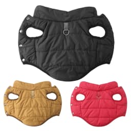 Pet Dog Jacket Warm Winter Coat for Small Medium Dogs Cat Waterproof Puppy Clothes Thick Fleece Dachshund French Bulldog Apparel
