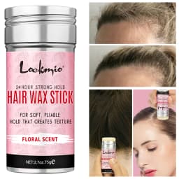 Professional Styling Wax for Women Anti-frizz Pomade Smoothing Broken Back Hair Mud Messy Hairs Control Wax Rod for Natural Wigs