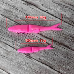1pc Swimming Bait Fishing Lure 120mm 170mm Soft Baits Fishing Wobbler Bass Bait Artificial Fishing Soft Lure Tacke