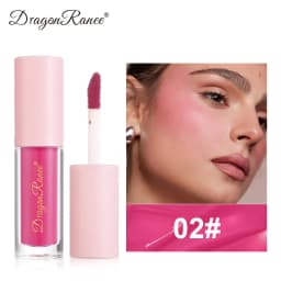8 Colors Natural Lasting Mini Velvet Matte Liquid Blusher Peach Pink Tone Facial Contour Blush Makeup Women's Cosmetics