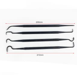 Double-end 3 pcs Mini Wire Brush Set Stainless Steel Brass Nylon Cleaning Polishing Detail Metal Rust Brush Cleaning Tool