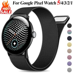 Milanese Loop Strap For Google Pixel Watch 5/4/3/2/1 45mm 41mm Magnetic Bracelet Wristband For Google Pixel Watch 5/4 Metal Band