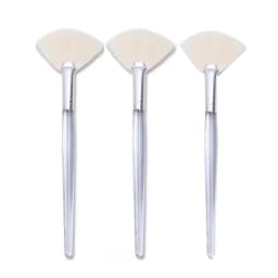 Facial Cleanser Brush Soft Face Massage Fan Wash Brush Pore Cleanning Exfoliating Beauty Face Mask Brush Portable Skin Care Tool