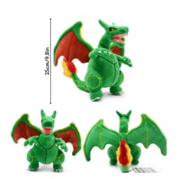 Pokemon Plush Set Rayquaza Charizard Eeveelutions Lucario Greninja Soft Stuffed Doll Anime Fans Collectible