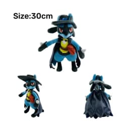 Pokemon Plush Set Rayquaza Charizard Eeveelutions Lucario Greninja Soft Stuffed Doll Anime Fans Collectible