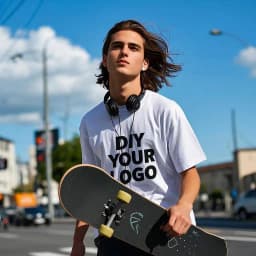 Customized T Shirt DTG Printing 300GSM 100% Cotton Mens T-shirts High Quality Loose Casual Women Tees Personalized Top Workwear