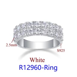 DJMAX Luxury Moissanite Rings for Women Engagement Original 925 Sterling Silver Jewelry Women's Moissanite Diamond Ring New