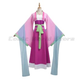 Maomao Cosplay Costume Wig Anime The Apothecary Mao Mao Plus Size Pink Dress Halloween Carnival Party for Women Lady