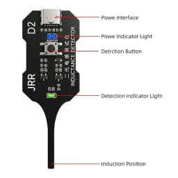 Smart Induction Tester for Mobile Phone Motherboard Coil Fault Detection with Type-C Interface Rapid Troubleshooting Tool