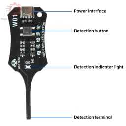 Motherboard Coil Tester Inductor Detector Tool Type C Port for PC Repair Diagnosis Electromagnetic Repair Tool Quick Fault Check