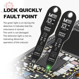Motherboard Coil Tester Inductor Detector Tool Type C Port for PC Repair Diagnosis Electromagnetic Repair Tool Quick Fault Check