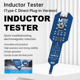 M093 Inductor Tester Motherboard Coil Tester Inductor Detector Repair Tool Type C Electromagnetic Induction Tester