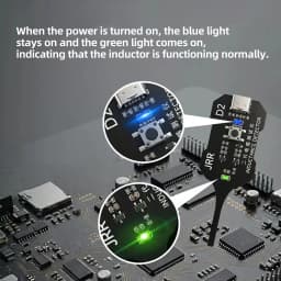 Upgraded D2 Inductance Tester Type-C Power LED Indicator for Electronic Motherboard Coil Repair & Troubleshooting