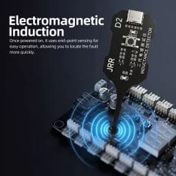 Upgraded D2 Inductance Tester Type-C Power LED Indicator for Electronic Motherboard Coil Repair & Troubleshooting