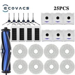 Ecovacs Debot N30 Omni / N30 Pro Omni Robot Vacuum Replacement Part Accessory Main Side Brush Hepa Filter Mop Dust Bag